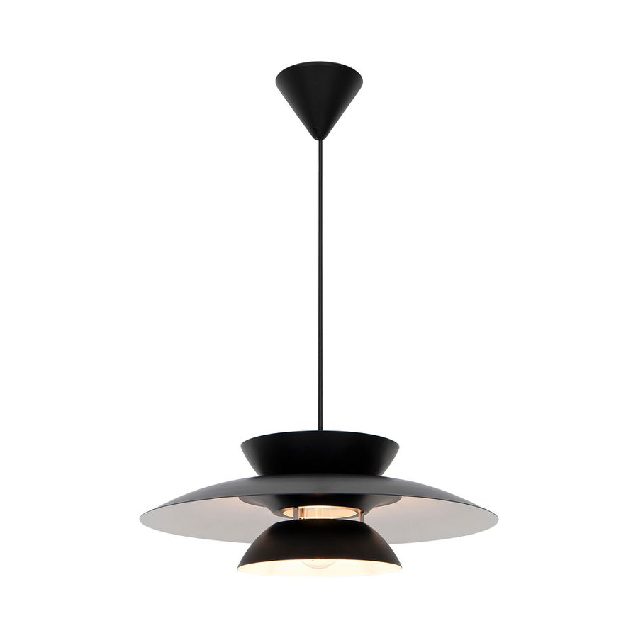 Carmen, Pendelleuchte, Schwarz - E27, IP20, max.40W