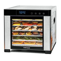 Dörrautomat DA 900 - Dörrautomat, Edelstahl/schwarz, 600W