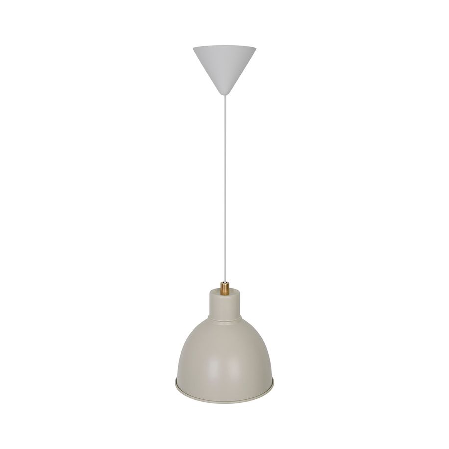 Pendelleuchte POP (Beige) - E27, max. 40W, IP20, beige, dimmen optional, exkl. Leuchtmittel, D=215mm, H=230mm, PL=2230mm