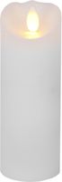 LED Pillar Kerze Glow - Indoor, Weiss, 15cm Höhe, Timerfunktion