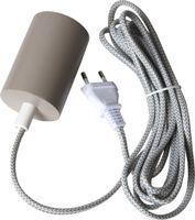 Kit de câbles E27 Slim - E27, Beige, 230V AC
