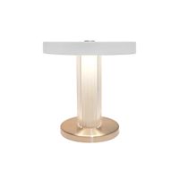 Akku Tischleuchte Trezzi Weiss - LED-Modul, 4W, 3000K, 225Lm, IP20