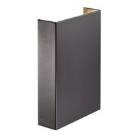 Fold 15, Wandleuchte, Schwarz - LED Modul, 2X3,5W LED, IP54