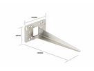 Cuneo Universal Erdspiess für Energiesäule - 6x10x18cm, rostfreier Edelstahl