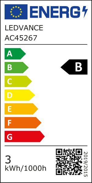 LED CLASSIC P LAMPS ENERGY EFFICIENCY B - E14, 470Lm, 2700K, 2.5W, 230V