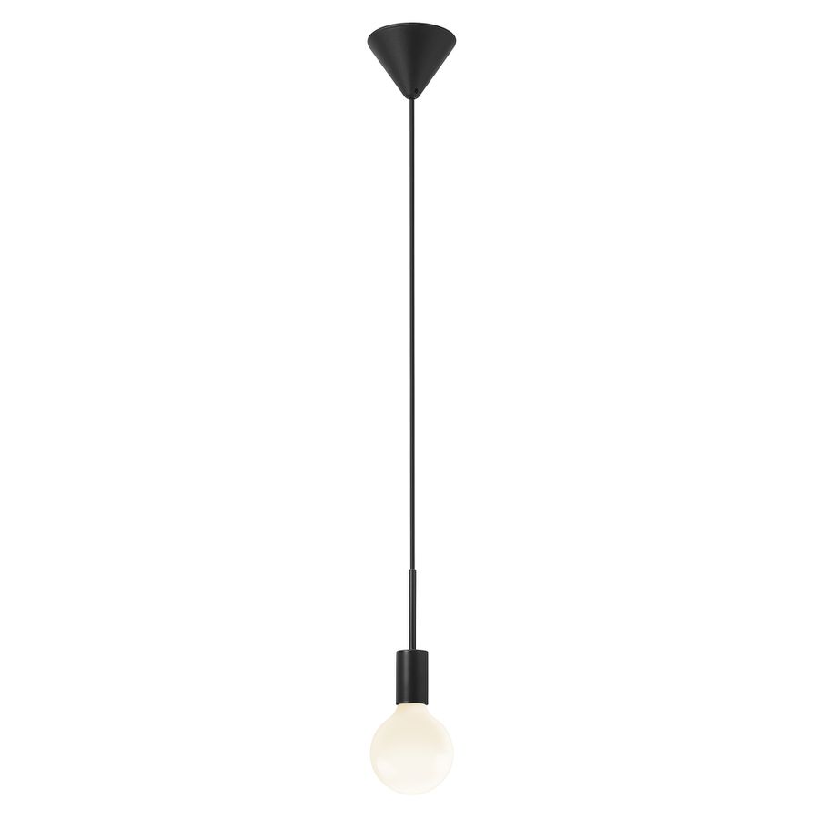 Paco , Pendelleuchte, Schwarz - IP20, E27