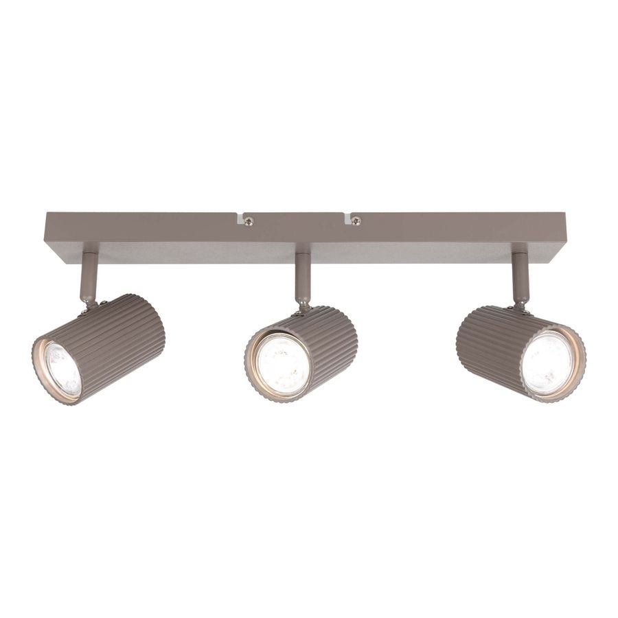 3er Spot-/Deckenleuchte  TINNIS  L: 41cm sand - IP20, GU10, Beige
