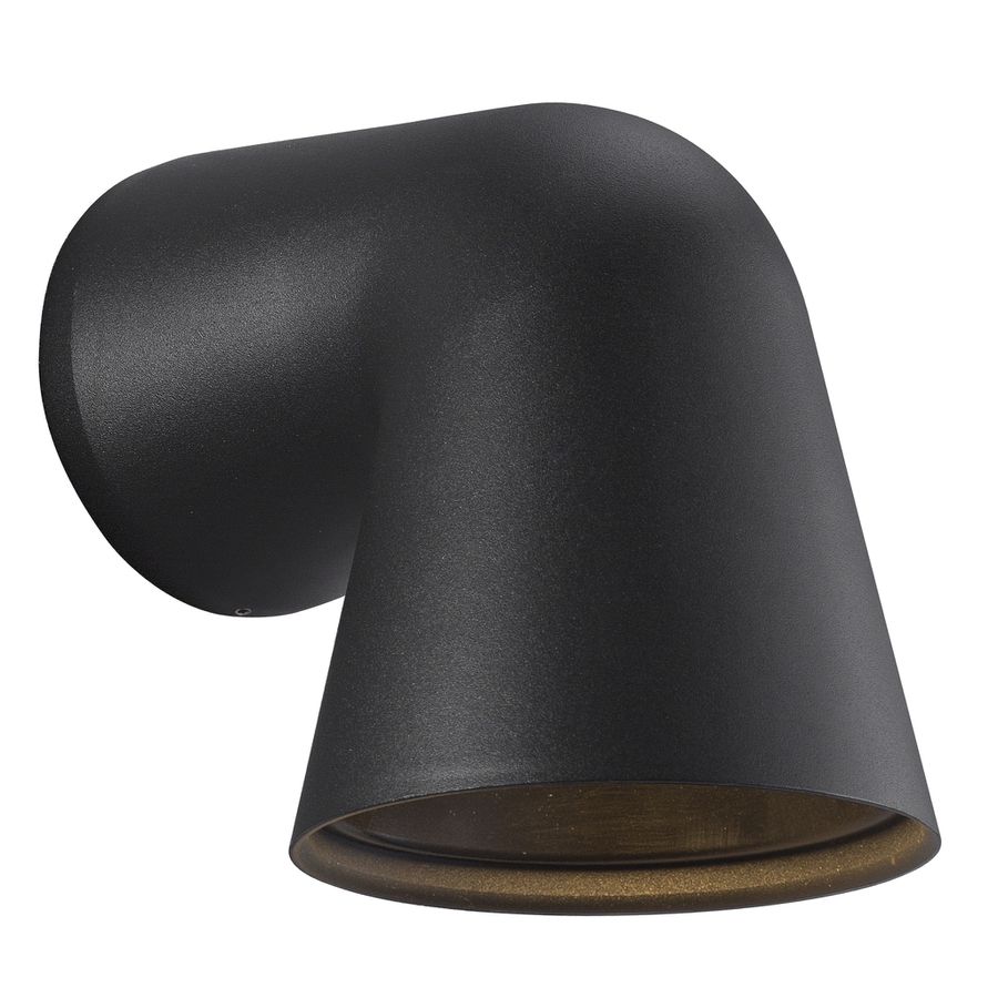 Front Einzel, Wandleuchte, Schwarz - GU10, max. 28W, IP44