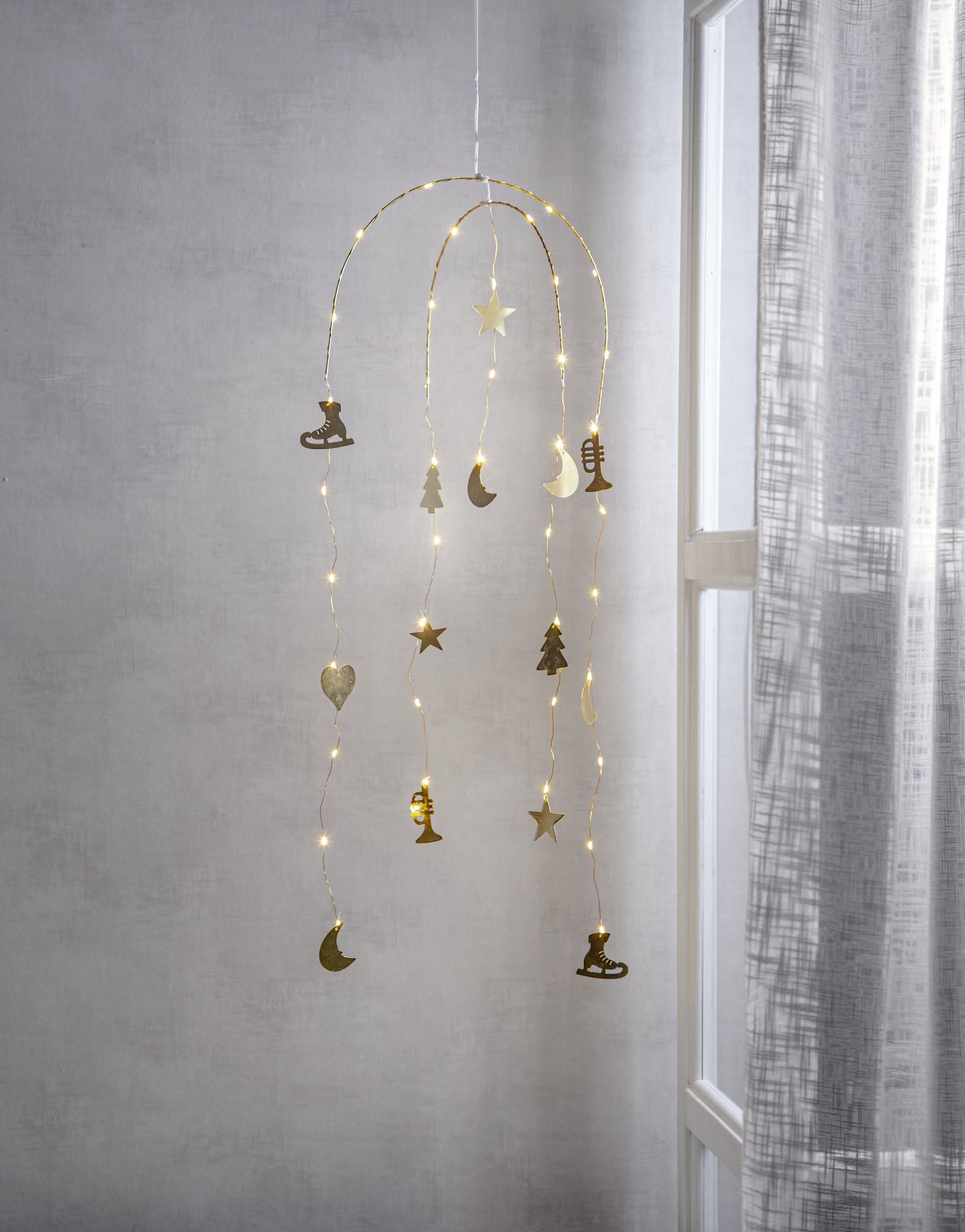 Indoor Dekoration DREAM - Indoor, Gold, 39 LED