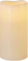 LED Pillar Kerze Big - Indoor, Elfenbein, 20cm Höhe, Timerfunktion