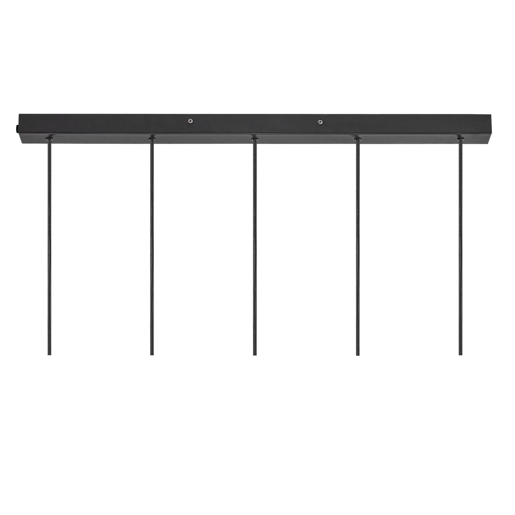 Tilo, 5-Pendelleuchte, Schwarz - GU10, IP20