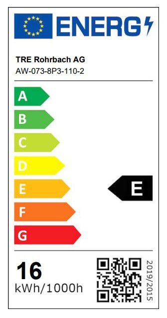 LED Unterbauleuchte CLASSICA SWITCH CCT, L1100 - 16W, 3000/4000/5700°K, 2000-2100lm, CRI80, IP20, Ein/Aus-Schalter, L=1100mm