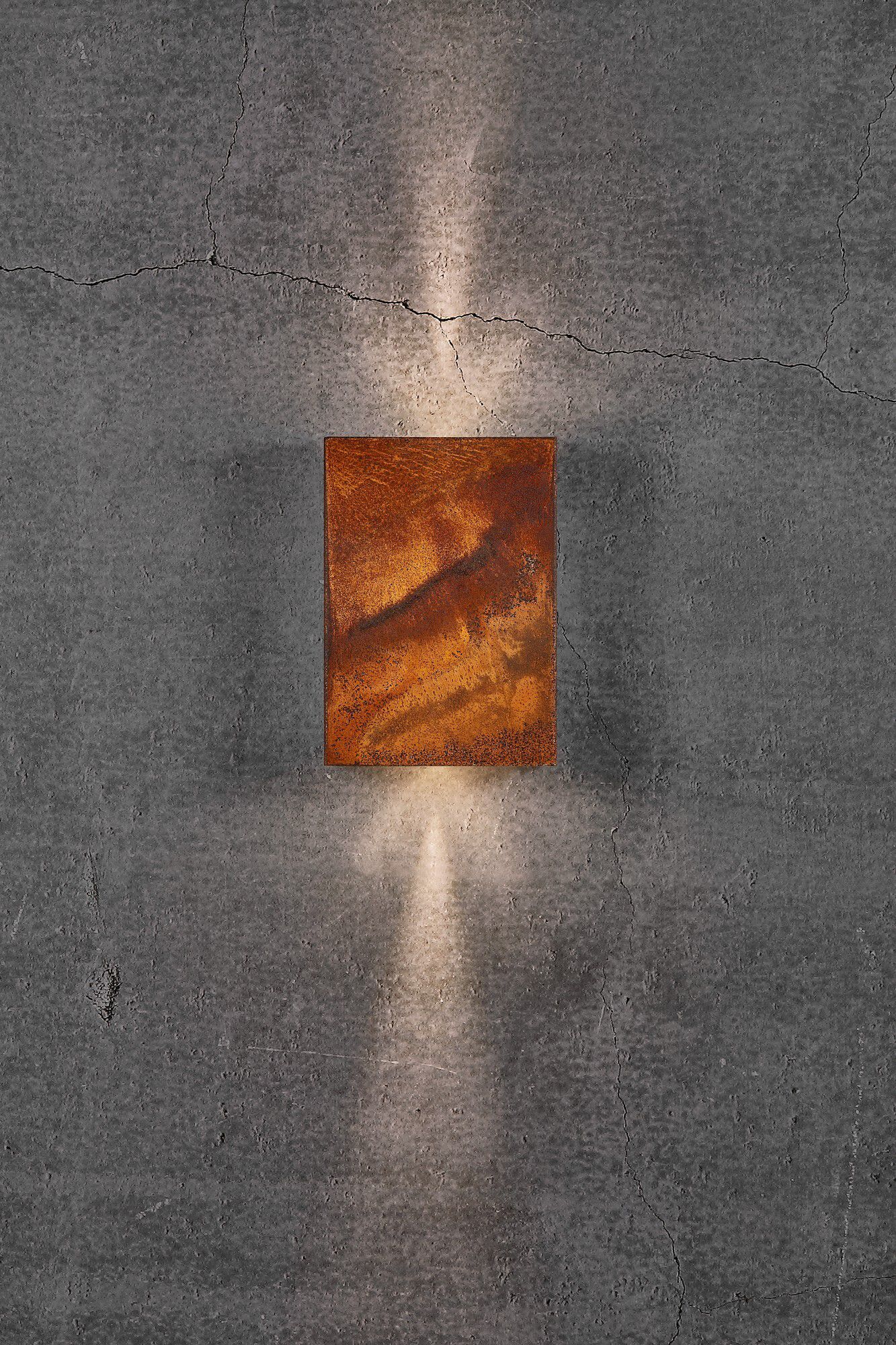 Fold 15, Wandleuchte, Corten - LED Modul, 10W LED, IP54