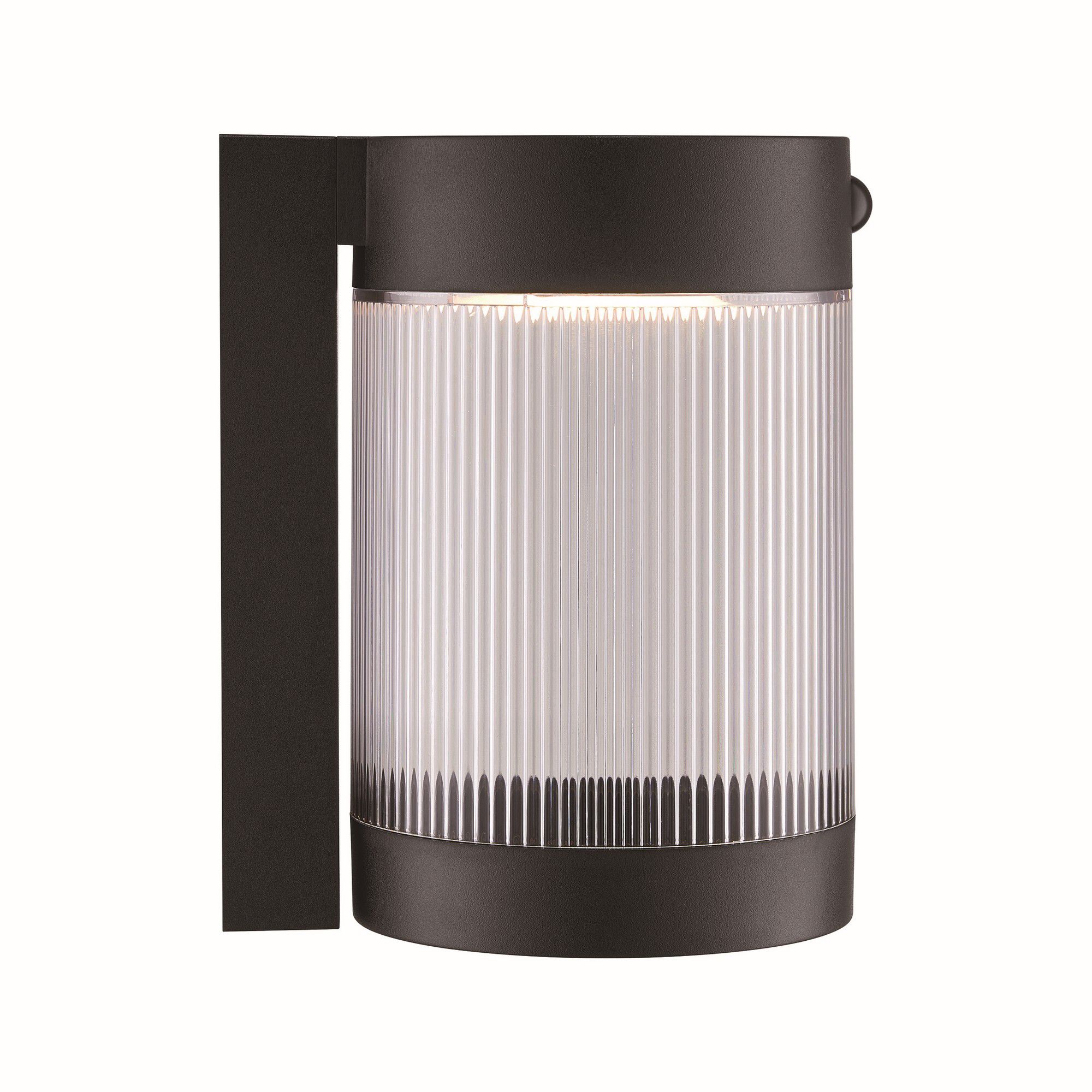 Solar-Wandleuchte COUPAR - LED-Modul 3.2W, IP44, schwarz