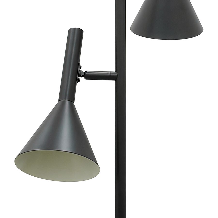 Stehlampe Kelvis Schwarz - GU10, IP20, 230V