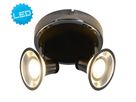 LED Deckenleuchte Neapel - LED fest verbaut, 3000K, warmweiss