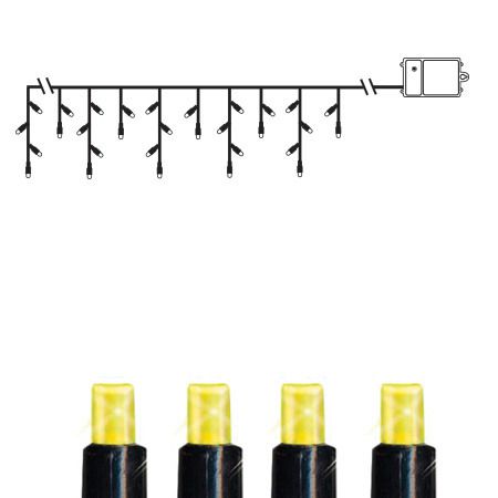 Eiszapfen Lichterkette Dura String LED - IP44, Warmweiss, 120 LED