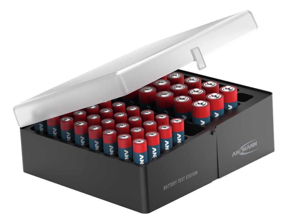 Alkaline Batterie Micro AAA / LR03  & Mignon AA / LR6 52er Karton - Aufbewahrung bis zu 56 Zellen inkl. 20xLR und 32x LR03