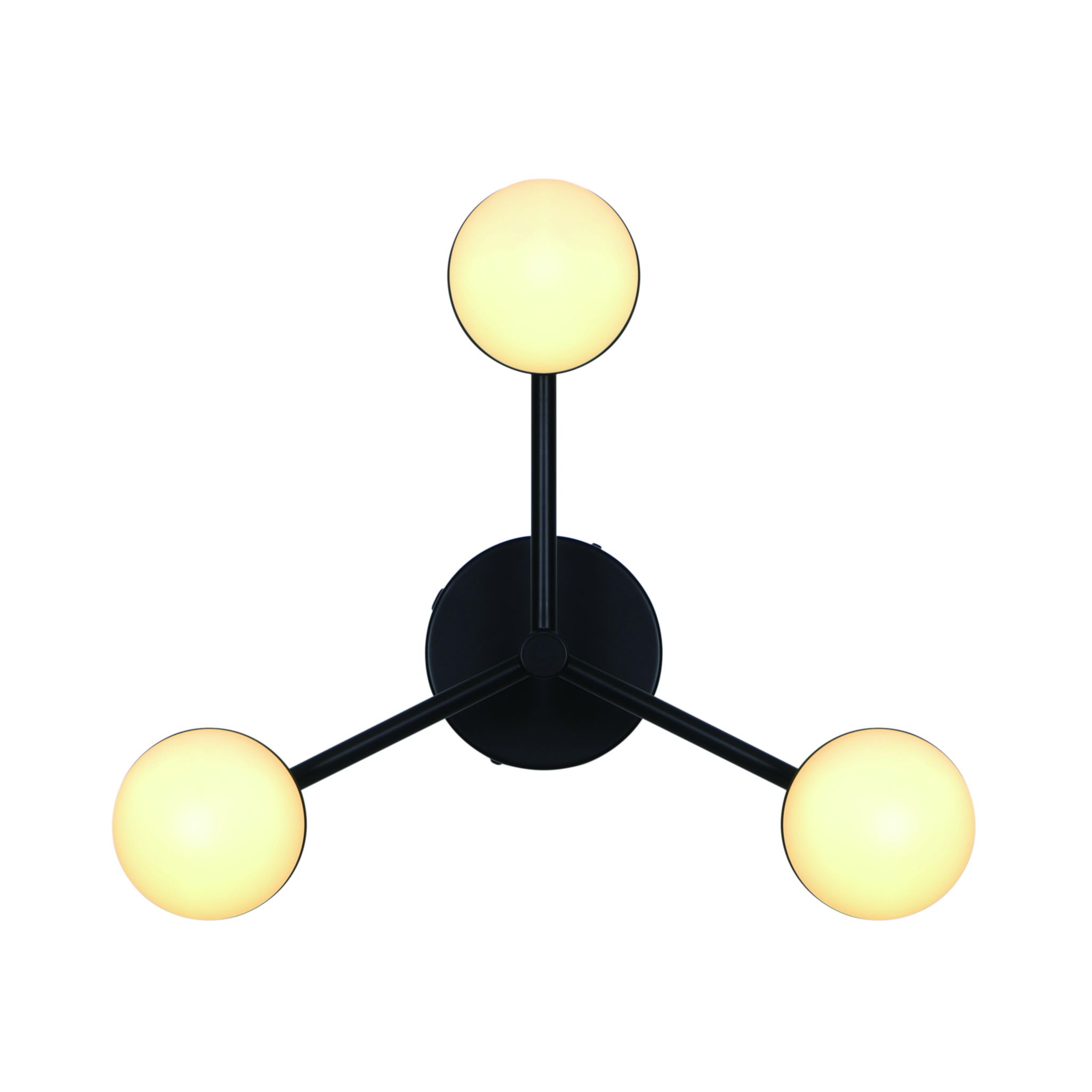 Deckenleuchte Contina Schwarz - 3x5W, G9, IP20
