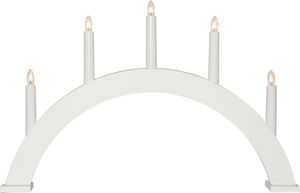 Kerzenleuchter ALBO - IP20, Weiss, Kaltweiss
