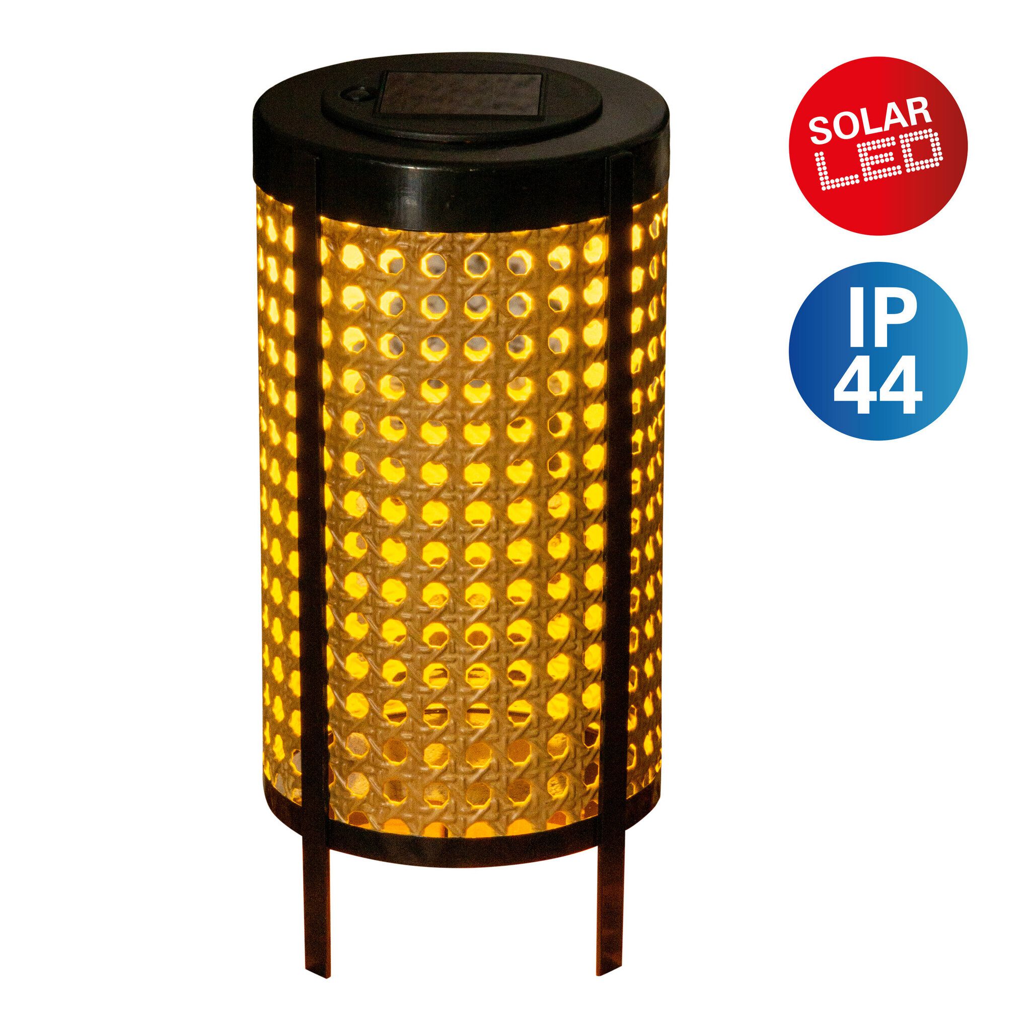 LED Solarleuchte PATTI H: 26 cm - IP44, 0.06W, Warmweiss