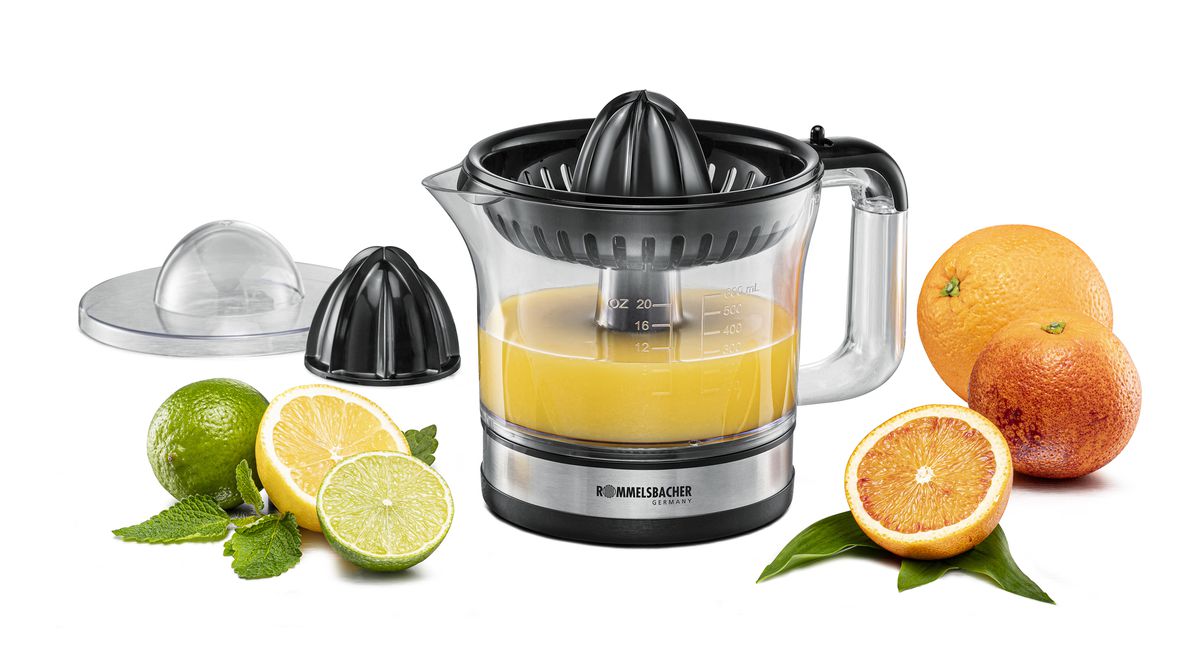 ZITRUSPRESSE ZP 50 - Zitruspresse, Edelstahl/schwarz, 30W
