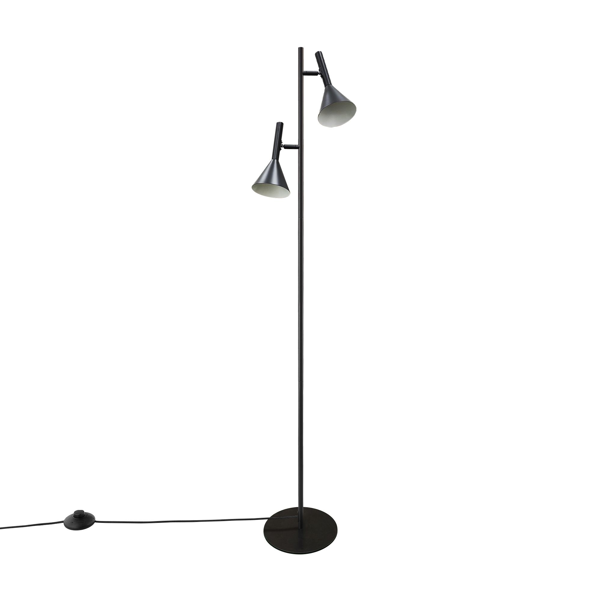 Stehlampe Kelvis Schwarz - GU10, IP20, 230V