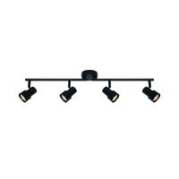 Deckenleuchte Boston 4-rail Schwarz - 4x5W, GU10, IP20