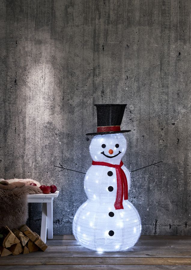 Outdoor Dekoration Tecidy - IP44, Kaltweiss, 90 LED