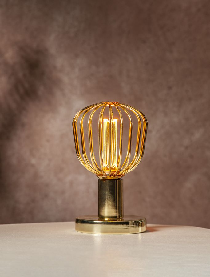 LED Leuchtmittel E27 G125 Decoled Metal - E27, 180lm, 1800K, 4.3W, 230V