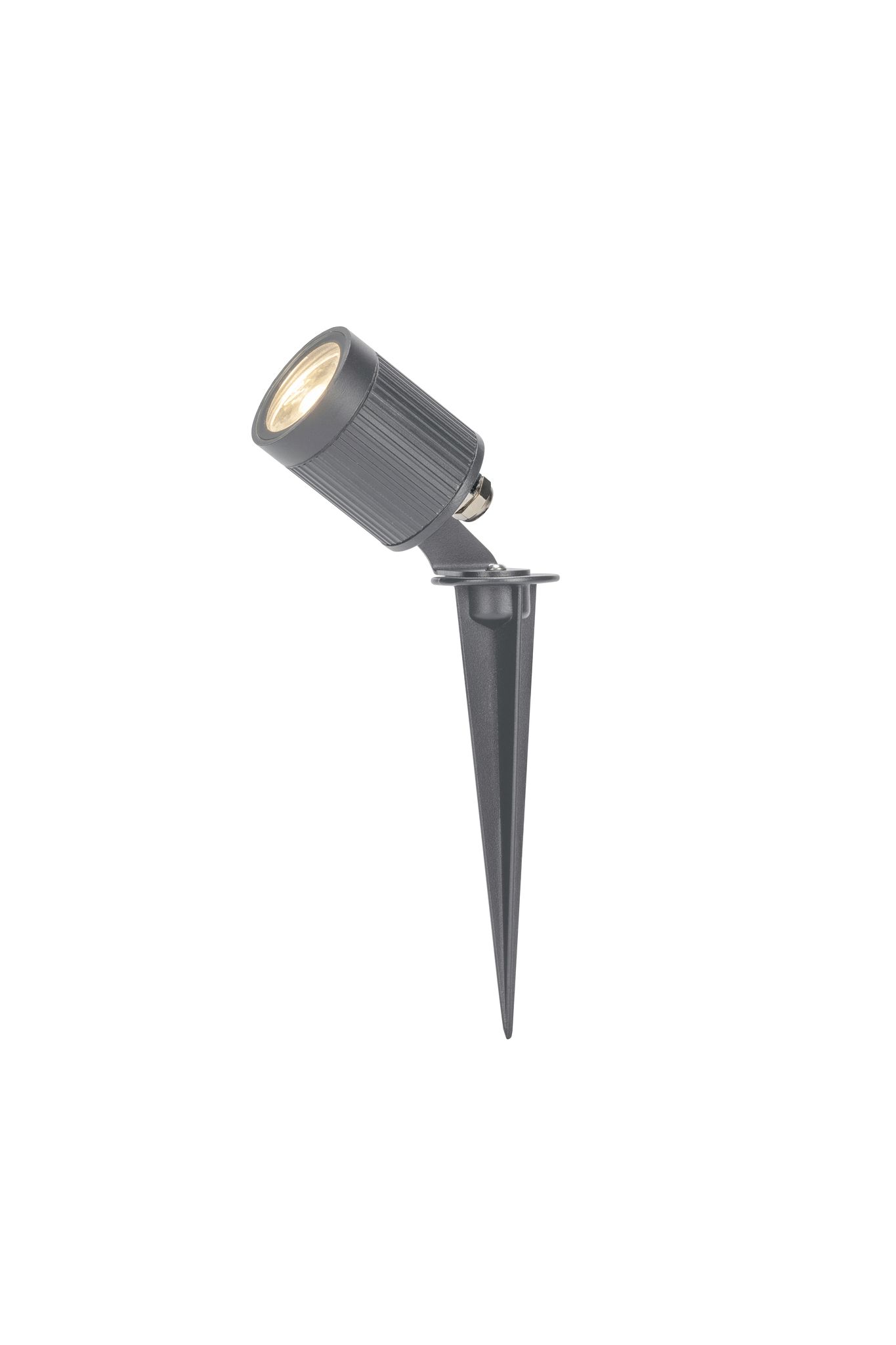 Playlight 24V Spot 36° - 24V DC, 5W, lm, 3000K, IP65, 36°, anthrazit, inkl. Spike