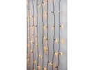 LED golden warmwhite, Vorhang, 80 LEDs - Schwarz, 1970K, 130cm x 130cm