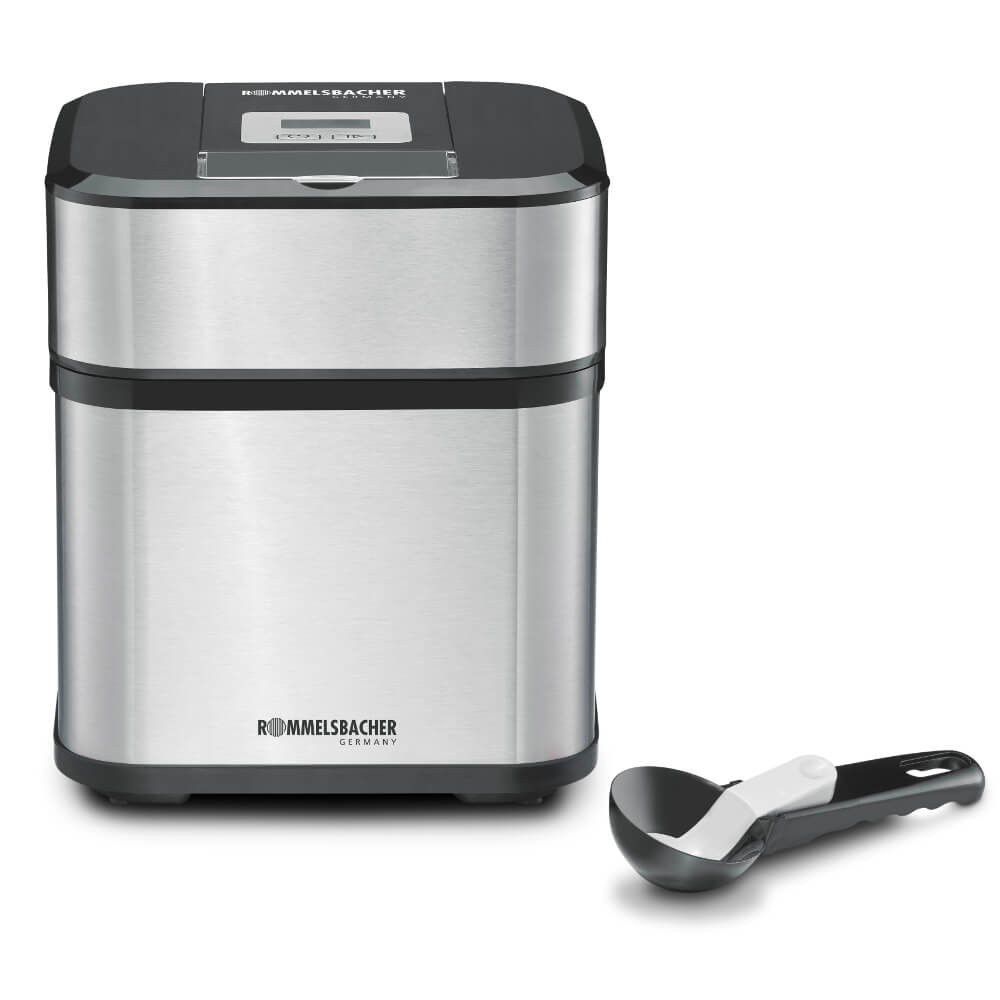 Macchina per gelato 4 in 1 IM 12 - Eismaschine, Edelstahl/schwarz, 12W