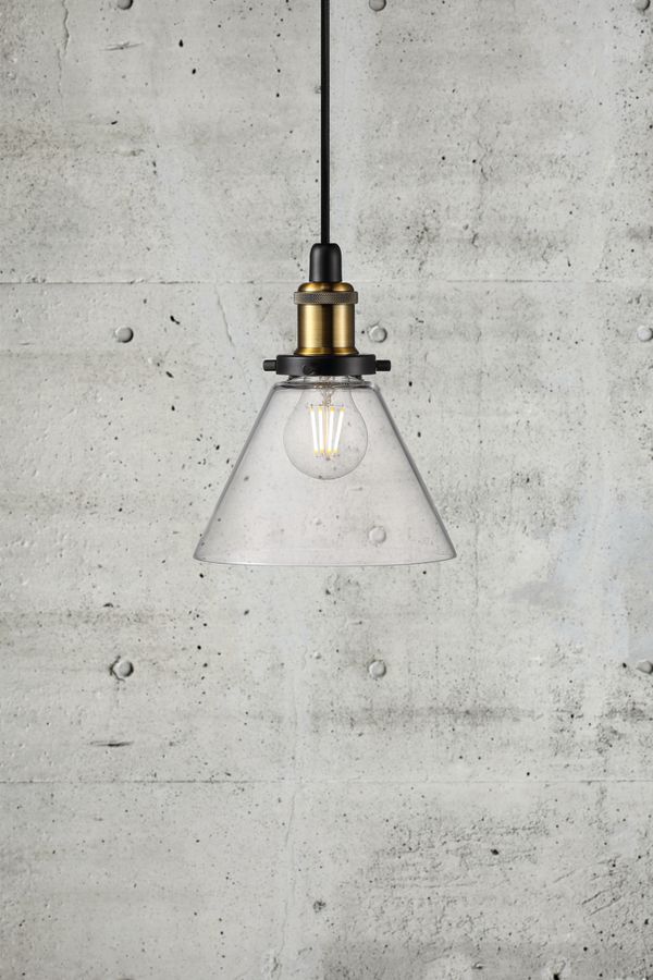 Disa , Pendelleuchte , Klar - E27, max.60W, IP20