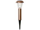 Solar Poller-Leuchte Napoli - Kupfer, Lichtfarbe Warmweiss
