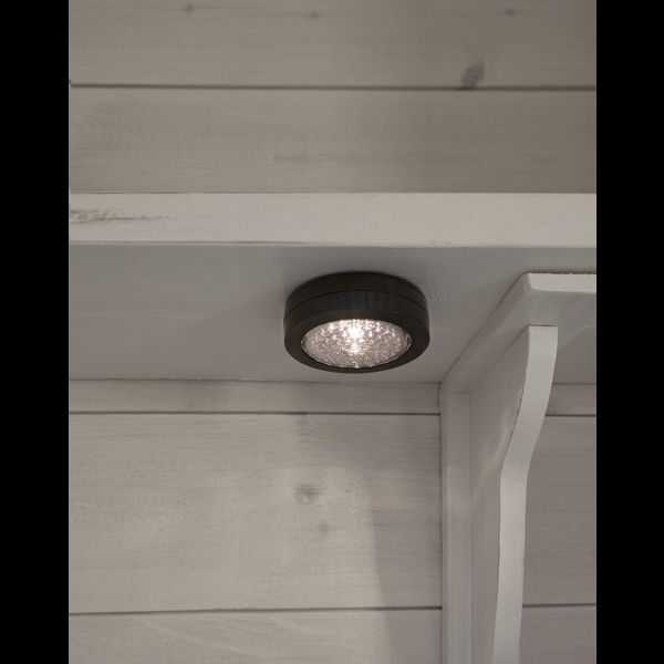 LED Nachtlicht Functional 3er Pack - 5Lm, 3000K, 0.225W, 4.5VDC, schwarz, ein/aus, exkl. 3x AAA