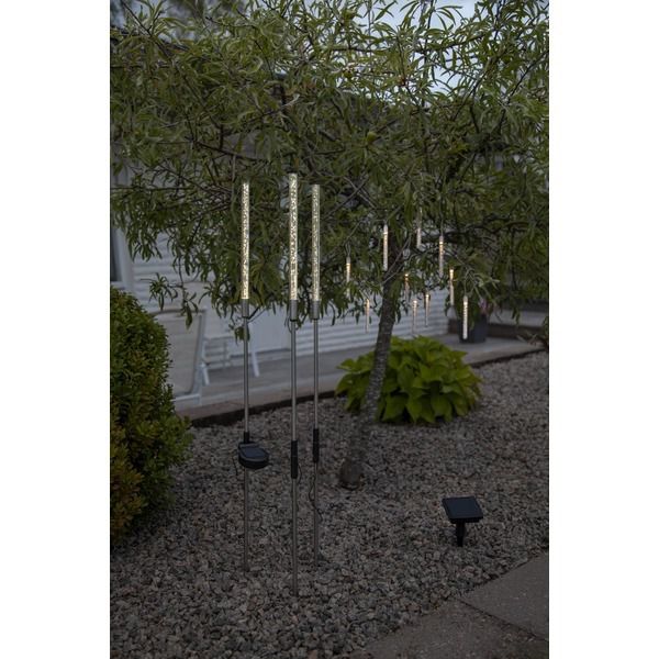 Solar Decoration Bubbly 3-pin - IP44, Warmweiss, Dämmerungssensor