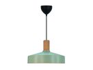 Pendelleuchte Elvas cork Dusty Grün - 60W, E27, IP20