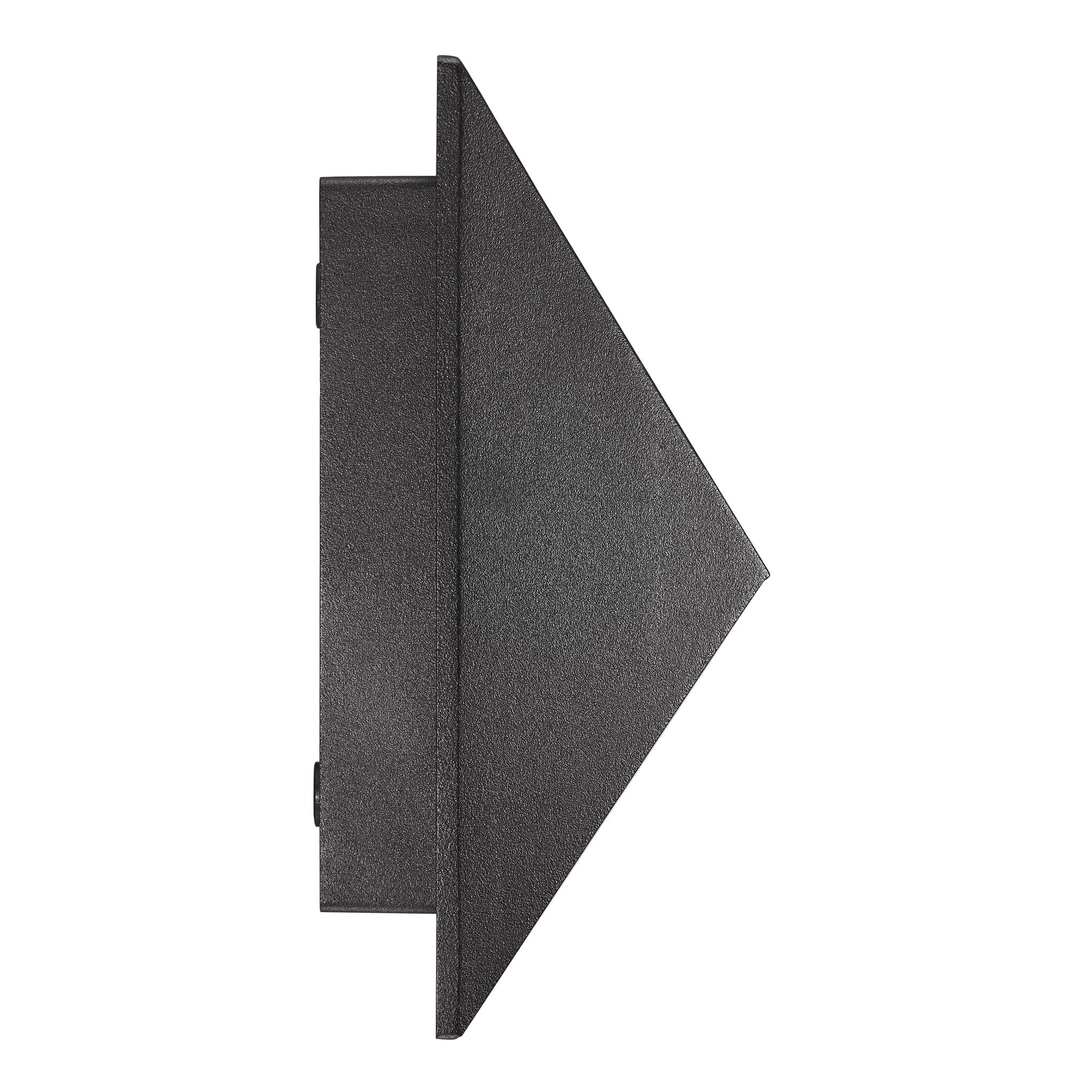 Wandleuchte PONTIO 15 - 1xGU10 (exkl.), max.25W, IP54, schwarz, dimmbar (optional Leuchtmittel), L=150mm,B=150mm, H=190mm