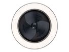 LED-CCT Deckenleuchte  VALENTO  inkl. Ventilator : 51cm grau - IP20, LED-Modul, Grau