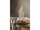 LED Dinner Kerze 4er Pack Flamme - Indoor, Weiss, 28.5cm Höhe, Timerfunktion