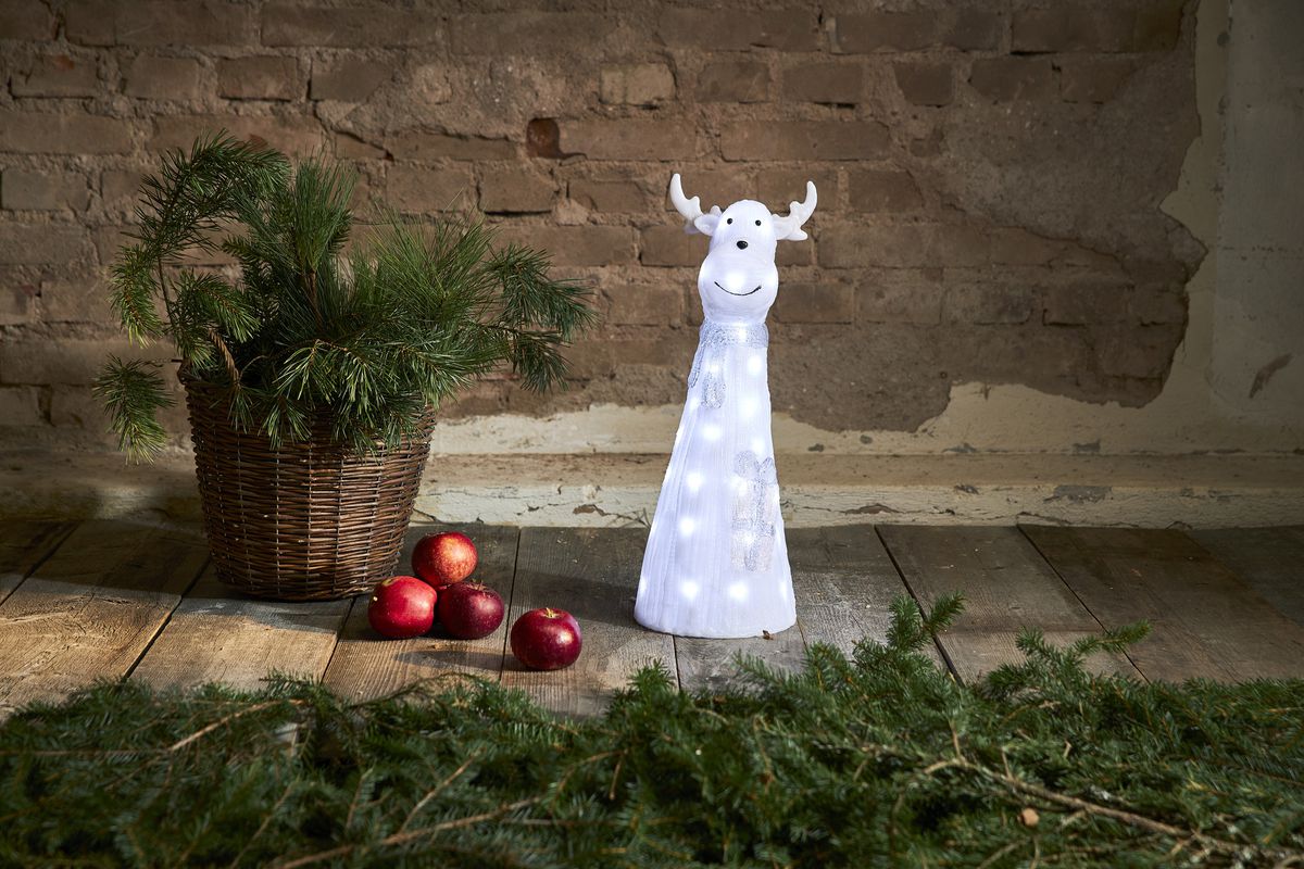 Figur Crystalo - IP44, Kaltweiss, 40 LED