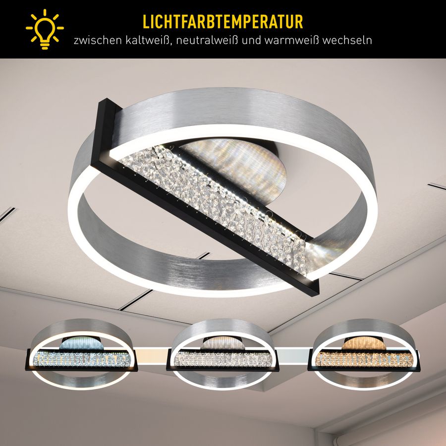 LED Deckenleuchte YVARIS L:53,2cm - LED-Modul, IP20, 230V
