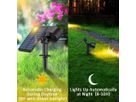 Solar-Gartenspot 2er Set mit Fernbedienung - Warm-/Kaltweiss, IP44