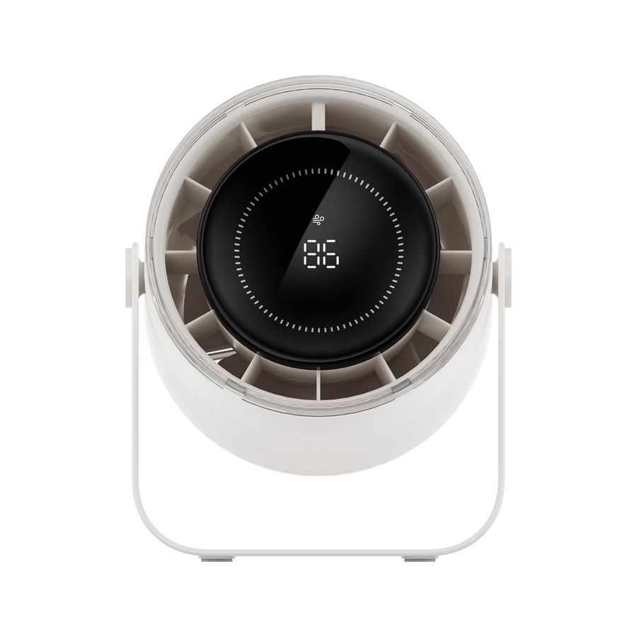 KALYPSO Tisch- und Wand-Ventilator AF02 weiss - 3600mAh, inkl. USB-C Kabel, wiederaufladbar