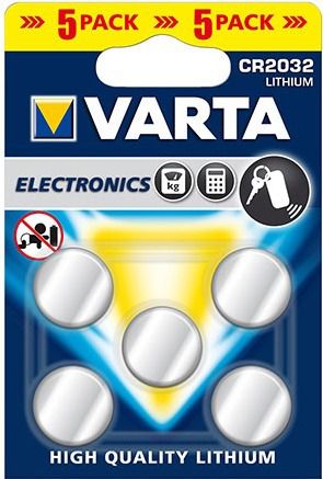 Electronics Batterie CR2032 - 5er Blister