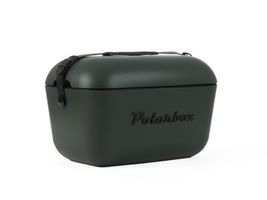Polarbox Retro Cooler Waldgrün - Schwarz 12l - Kühlbox, 12l, Vintage Design