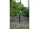 Solar Poller-Leuchte Mervia - Schwarz, Lichtfarbe Warmweiss