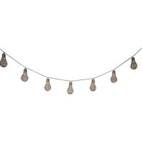 LED/Solar Lichterkette Glühbirne - IP44, warmweiss, 3W