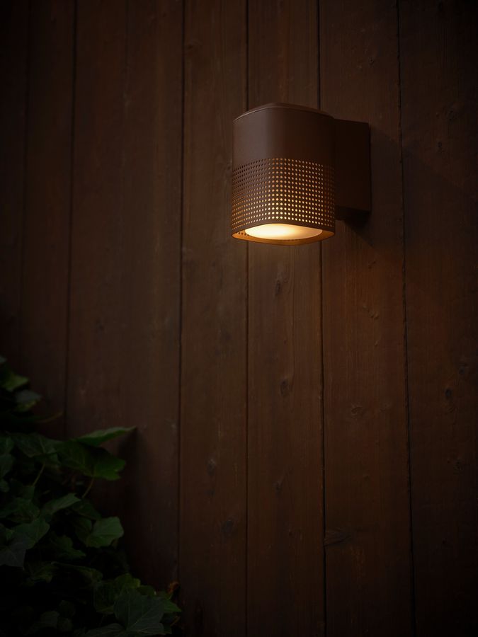 Wandleuchte Sidara  Seasidemetallischbraun - 15W, E27, IP54